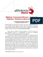 Call for Papers Revista Diablotexto 2020_Univ de Valencia_Coord Mariela Sanchez