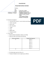 Praktikum Procedure: A. Place and Time of Praktikum