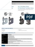 AF C-Clamp Beam Clamp AF JR Top Beam Clamp AF Wide Mouth Top Beam Clamp