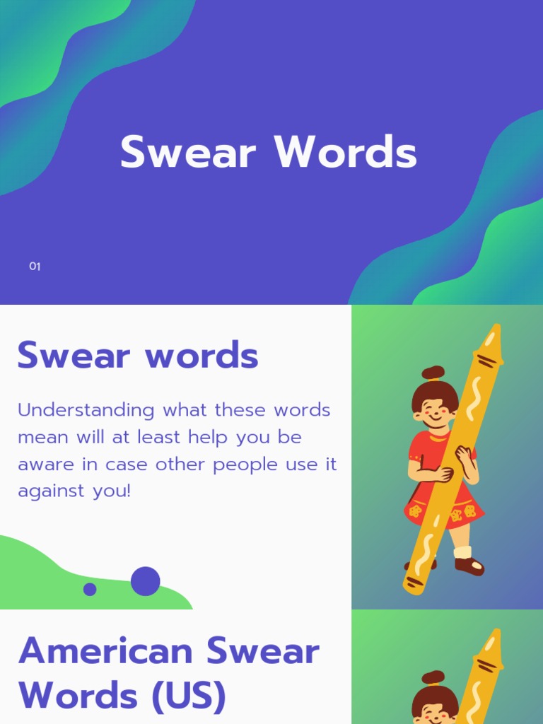 Swear Words English Oral Skills PDF Profanity Vocabulary