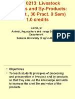 Laizer, M Animal, Aquaculture and Range Sciences Department Sokoine University of Agriculture