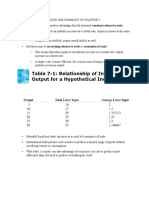 Econ 3006 Summary of Chapter 7