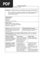 Vocabulary Lesson Plan Unit/Class/Grade:: History Alive! - World Connections Textbook