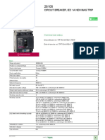 Product Data Sheet: Circuit Breaker, Iec 1A Neh Mag Trip