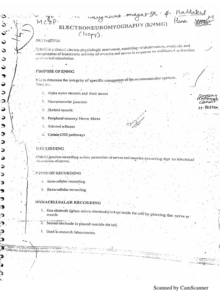 Emg Notes Pdf