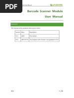 Barcode Scanner Module User Manual: Perface