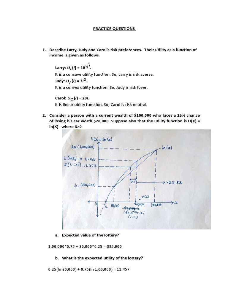 Practice Questions For Tutorial Solutions 3 - 2020 - Section B | PDF ...