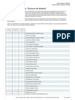 Listas de Asistencia Primer Trimestre