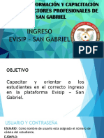 Ingreso A Evisip San Gabriel y Correo Institucional