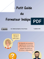 Le Petit Guide du Formateur Indépendant V2