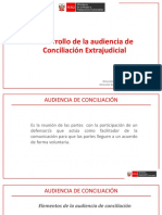 Desarrollo de La Audiencia de Conciliación Extrajudicial en La DNA