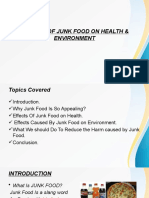 Effects of Junk Food on Health & Environment in Under 40 Words