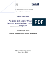 Tortajada - Análisis Del Sector Financiero - Nuevas Tecnologías y Modelos de Negocio
