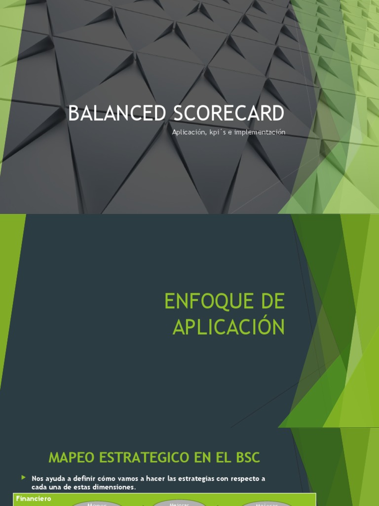 Implementación del Balanced Scorecard | PDF | Marketing | Economias