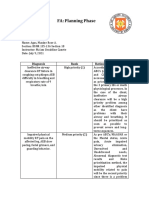 Planning Phase Priorities