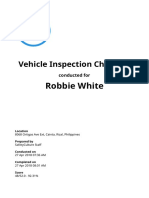Vehicle Inspection Checklist Sample 2