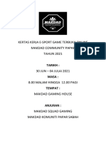 Kertas Kerja Esport