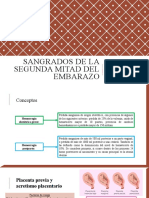 Sangrados de la segunda mitad del embarazo