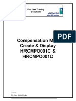 HR - BPP - HECMP0001C & D-Compensation MGT Create & Display