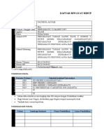 UGM Daftar Riwayat Hidup