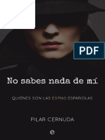 No sabes nada de mí - Pilar Cernuda