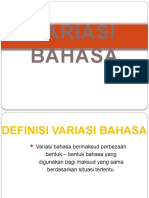 Variasi Bahasa PP (Mitoi)