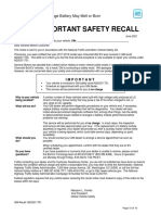 Bolt EV Recall