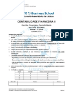 Contabilidade Financeira Ii: Gestão Finanças e Contabilidade