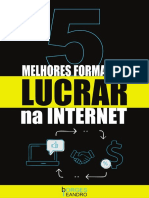 Ebook 5 Formas de Lucrar Na Internet