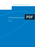 Application Delivery and Server Load Balancing Guide a10 Thunder Series