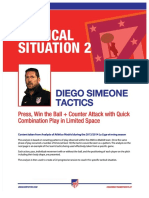 Diego Simeone Transition Defence To Attack Tactics Plus Session