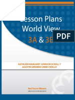 Lesson Plans World View 3a & 3b