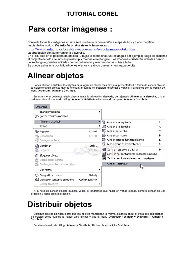 Tutorial Basico de Corel Draw | PDF | Dibujo | Curva