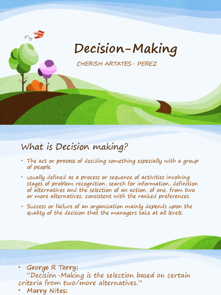 Understanding Decision-Making Processes | PDF | Decision Theory ...