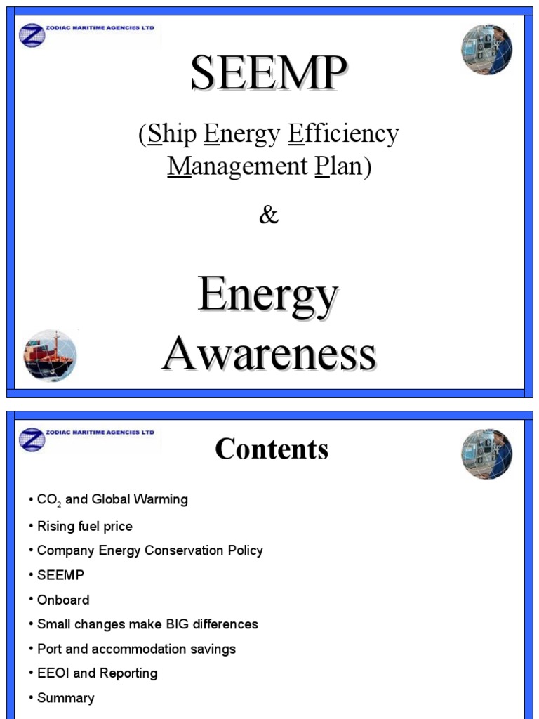 SEEMP Training for Energy Efficiency | PDF | Climate Change | Carbon ...