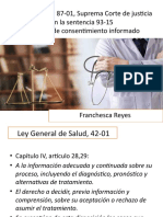 Ley 42-01, Ley 87-01, Suprema Corte (Ejemplo de Concentimiento Informado)