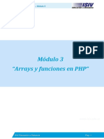Módulo 3 - Arrays y funciones en PHP