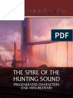 The Spire of The Hunting Sound: Pregenerated Characters and Mini-Bestiary