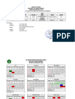 Jadwal Pelajaran DTA