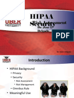 Hipaa Security: Risk Assessment