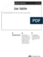 Tax Table