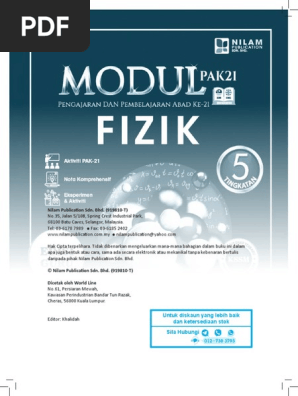 Fizik Tingkatan 5 Pdf
