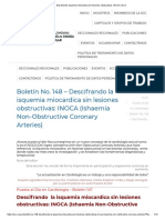 Descifrando Isquemia Miocárdica Sin Lesiones Obstructivas - INOCA - SCC