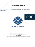 Program Kerja BLK Komunitas Al-Insan