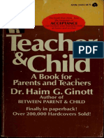 Teacher Child A Book For Parents and Teachers by Haim Ginott (1975)