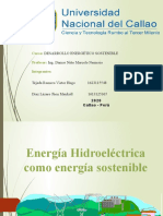 Energía Hidroeléctrica Como Energía Sostenible