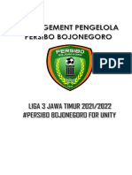 Struktur Management Pengelola Persibo Bojonegoro 2021