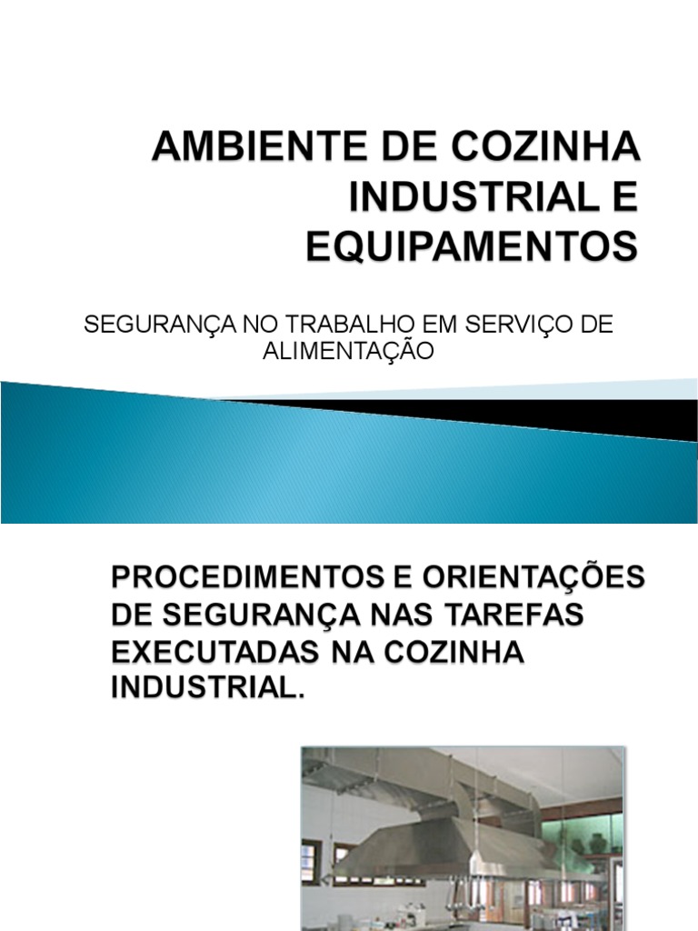 Segurança na Cozinha Industrial | PDF | Forno | Queimadura