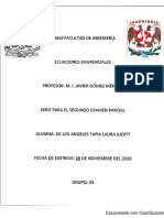 Serie2 ECUACIONES LINEALES HOMOGENEAS, NO HOMOGENEAS