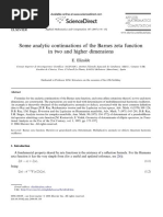 Elizalde, E. (2007) - Some Analytic Continuations of The Barnes Zeta Function in Two and Higher Dimensions - Epstein Zeta Function - Kirsten - Terras